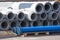 Concrete drainage sewer, gutters pipes for industrial building construction