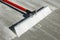 Concrete finishing broom