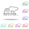 concrete mixer outline icon. Elements of Construction in multi color style icons. Simple icon for websites, web design, mobile app