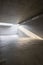 Concrete pedestrian underpass passing under the train station in Mendrisio, Switzerland