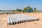 Concrete pilling pile on ground prepare for deep foundation construction