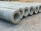 Concrete pipe stacked sewage water system