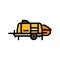 concrete pumper civil engineer color icon vector illustration