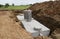 Concrete septic holding tanks