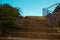 Concrete stairs on mountain track in Australian bush