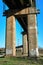 Concrete supports of the railway flyover