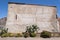 Concrete wall in a small hamlet in La Mancha