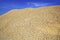 Concrete yellow gravel sand quarry mountain