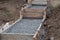 Concreting steps using homemade formwork material