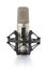 Condenser microphone in holder