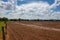 Condition the Plowed field, ready for sowing, After rain