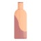 Conditioner bottle icon cartoon vector. Shampoo glass