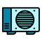 Conditioner equipment icon, outline style