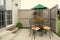 Condo Patio Furniture with Umbrella