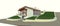 The condo for a small town or rural area. A small Motel, a hotel with a garage for guests. Exterior of a residential