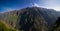 Condors above the Colca canyon at Condor Cross or Cruz Del Condor viewpoint, Chivay, Peru