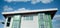Condos New Exterior Maison Home House Modern Roof Details Clouds Sky Background