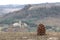 Cone close up. Landscape Orvieto. Umbria, Italy