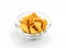 Cone corn chips isolated