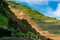 The cone of the Croscat Volcano, Catalonia, Spain Garrotxa Province.