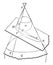 Cone depicting Conic Sections vintage illustration