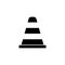 Cone solid icon, navigation and traffic warning