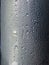 Conensation water droplets on aluminium