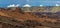 Cones of Cratere Rivals at southern slope of volcano Piton de la Fournaise at island La Reunion