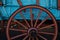 Conestoga Wagon Wheel Close Up