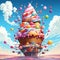 Confectionary Skyscraper: Reaching New Heights in Cupcake Artistry