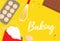 Confectionery and bakery. Cake recipe. Banner for a culinary blog. Make dessert