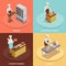 Confectionery Chef Concept Icons Set