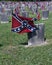 Confederate cemetery closeup