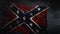 Confederate Flag Battered in a Storm 4K Loop