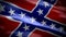Confederate flag video waving in wind. Realistic Rebel Flag background. Civil war Flag Looping Closeup 1080p Full HD 1920X1080 foo