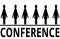 Conference Symbol with Six Figures