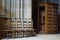 Confessional chair in cathedral of Metz / France