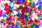 Confetti colorful background
