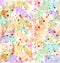 Confetti holiday background, grunge colorful backd