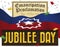 Confetti, Scroll, Juneteenth Flag and Sign to Celebrate Jubilee Day, Vector Illustration