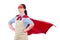 Confidence superhero house wife save home