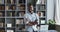 Confident african businessman posing in modern office, business portrait