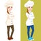 Confident Chef Woman Standing