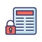 Confidential file Isolated Vector icon which can easily modify or edit