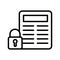Confidential file Isolated Vector icon which can easily modify or edit