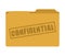 confidential folder isolated icon design