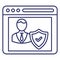 Confidential information, data encryption Vector Icon which can easily modify or edit