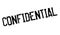 Confidential stamp rubber grunge