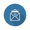 Confirmation Letter Icon. Flat Design