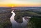 Confluence of the Iset and Kamenka rivers in the city Kamensk-Uralskiy. Iset and Kamenka rivers, Kamensk-Uralskiy, Sverdlovsk